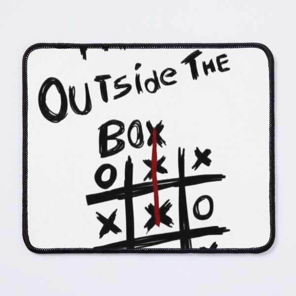 Item preview, Think Outside The Box - Motivational Tic Tac Toe Strategy designed and sold by AJGHOUGHART.
