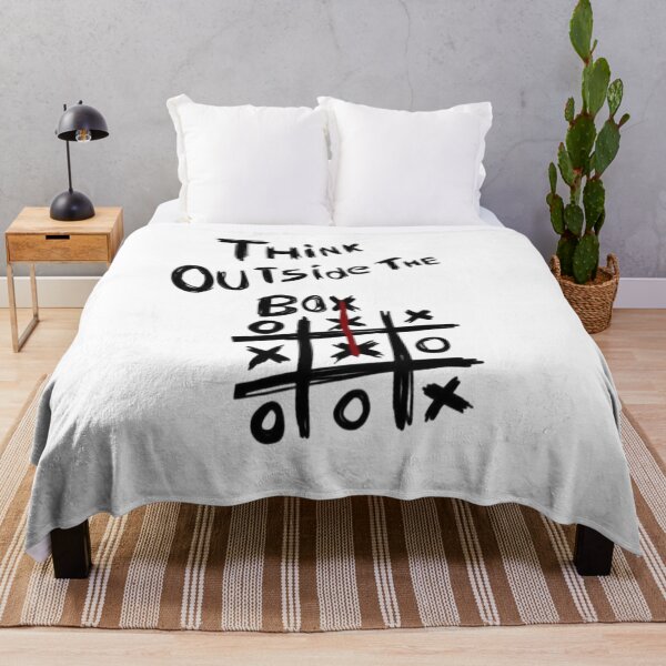 Item preview, Think Outside The Box - Motivational Tic Tac Toe Strategy designed and sold by AJGHOUGHART.