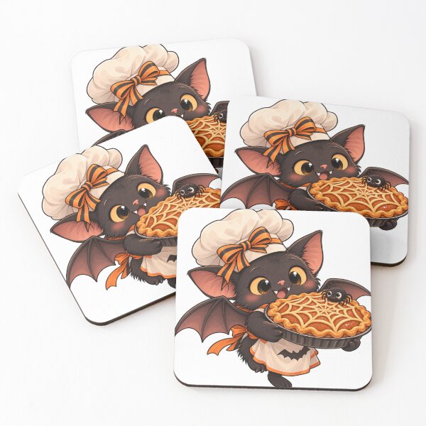 Item preview, Cute Bat Baker – Spiderweb Pie Halloween designed and sold by Yaqon.