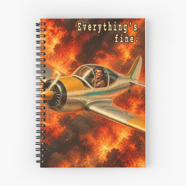 Item preview, Just keep flying, everything's fine. designed and sold by Jason A. Clark.