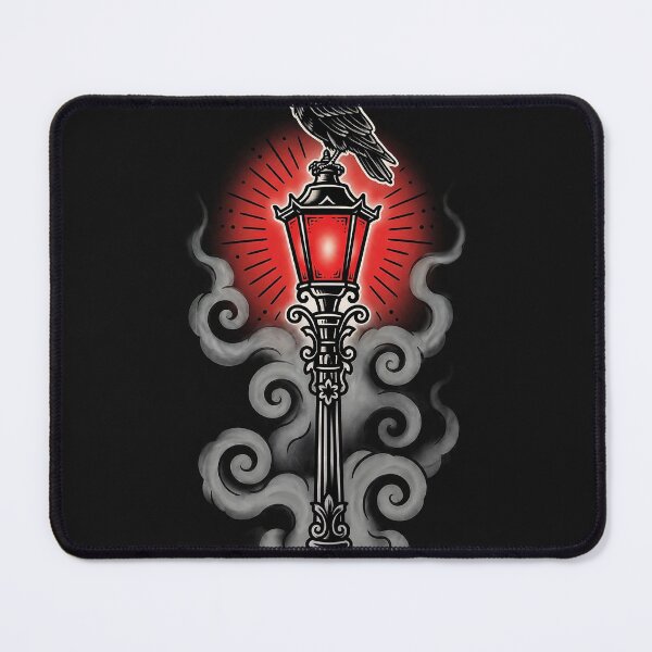 Item preview, Raven Street Lamp Red Glow Art designed and sold by Gangster-Design.
