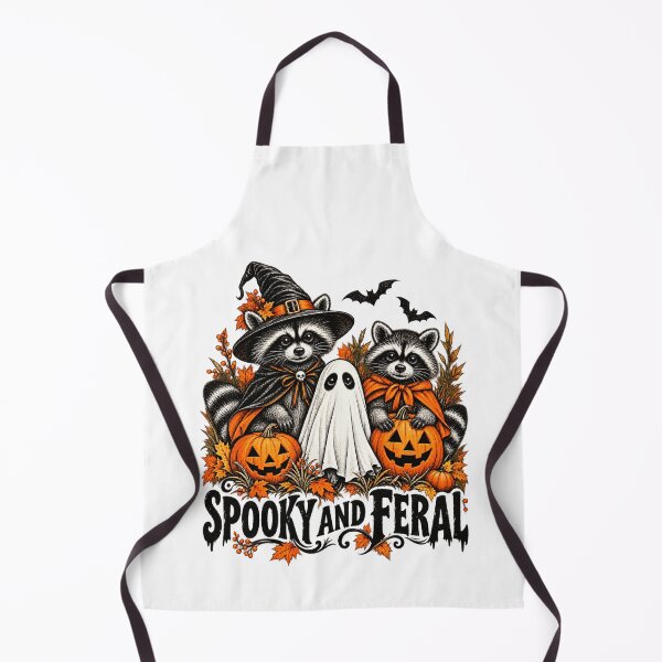 Item preview, Spooky And Feral Cute Halloween Raccoon Ghost Design designed and sold by Fatherday.