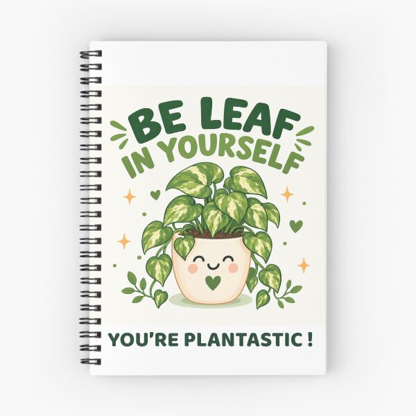Item preview, Be-leaf in Yourself – Funny Plant Pun & Positive Botanical Design designed and sold by GardenHub.