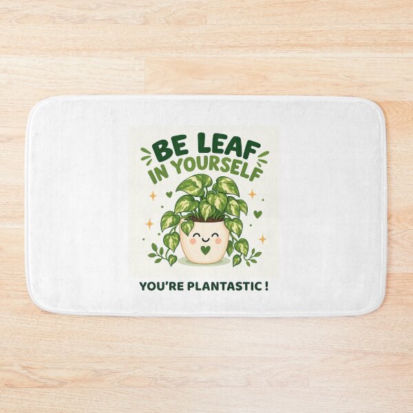 Item preview, Be-leaf in Yourself – Funny Plant Pun & Positive Botanical Design designed and sold by GardenHub.