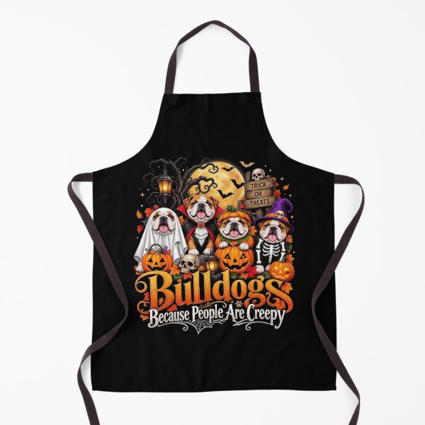 Item preview, Bulldogs Because People Are Creepy Halloween Funny Bulldog Design designed and sold by ArcaneArtistry.