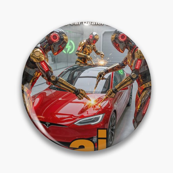 Item preview, AI New Car Dealer Manufacturer - The Future of Automotive Innovation designed and sold by DBM Photo Art 1.