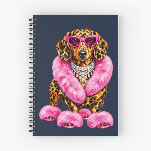 Item preview, Glam Leopard Dachshund Rhinestone Fashion Dog Art designed and sold by AmiGraph.