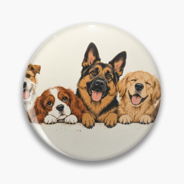 Item preview, Group of dogs posing together designed and sold by anytka.
