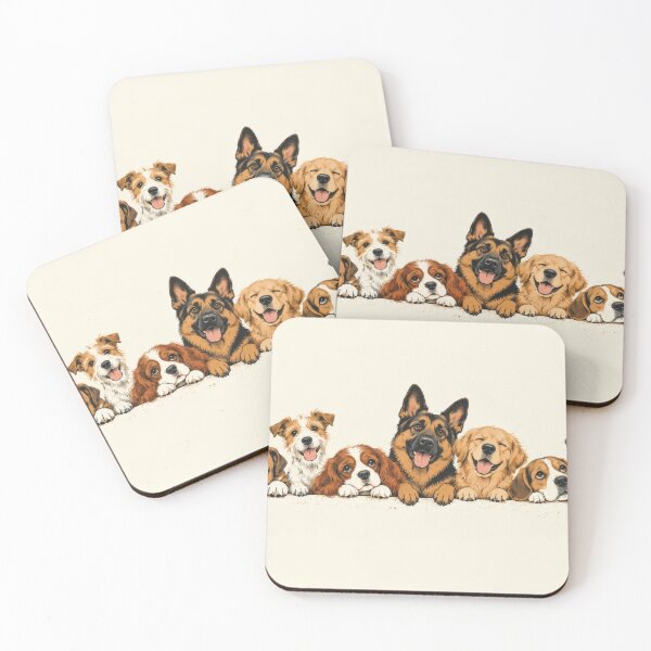 Item preview, Group of dogs posing together designed and sold by anytka.