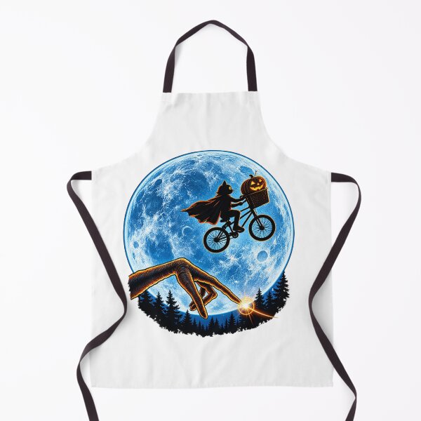 Item preview, Flying Cat Moon Halloween Adventure – Spooky Bicycle Night Design designed and sold by CreativeNest Prints.