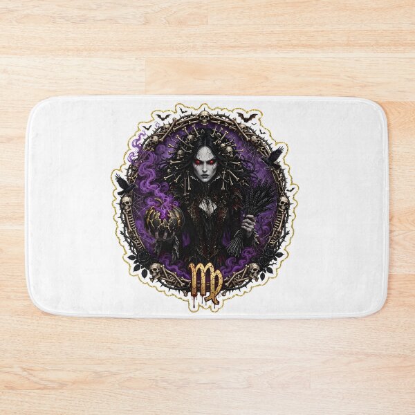 Item preview, Virgo Dark Gothic Queen Portrait designed and sold by Zodiac Celestial Art.