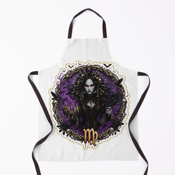 Item preview, Virgo Dark Gothic Queen Portrait designed and sold by Zodiac Celestial Art.