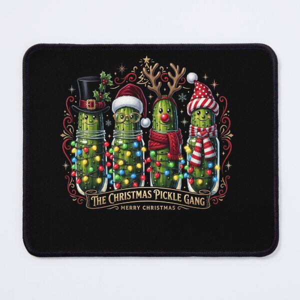 Item preview, The Christmas Pickle Gang Funny Cactus Christmas Holiday designed and sold by ArcaneArtistry.