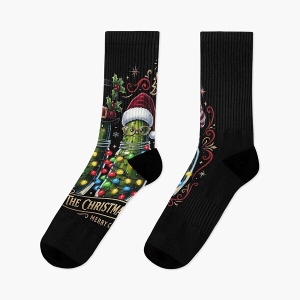 Item preview, The Christmas Pickle Gang Funny Cactus Christmas Holiday designed and sold by ArcaneArtistry.