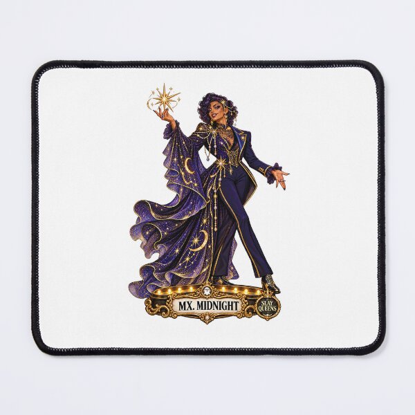 Item preview, SLAY QUEENS — A Haunted Drag Extravaganza - ⭐ Mx. Midnight ⭐ designed and sold by WheelieGdArt.