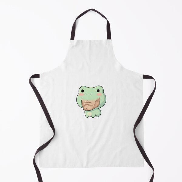 Item preview, Cute Kawaii Frog with chad jawline designed and sold by pixellm.
