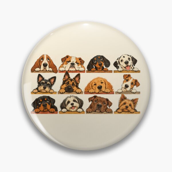 Item preview, Cute dogs looking at the viewer designed and sold by anytka.
