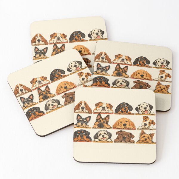 Item preview, Cute dogs looking at the viewer designed and sold by anytka.
