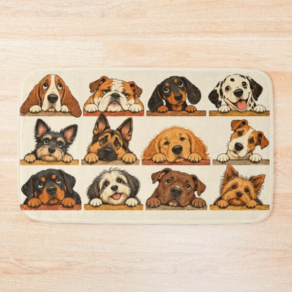 Item preview, Cute dogs looking at the viewer designed and sold by anytka.