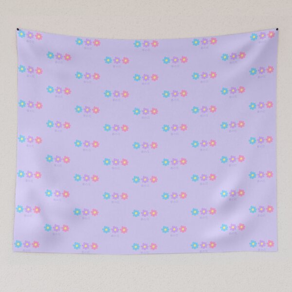 Item preview, Pastel Spring Flowers Japanese designed and sold by DJCartoonDesigns.