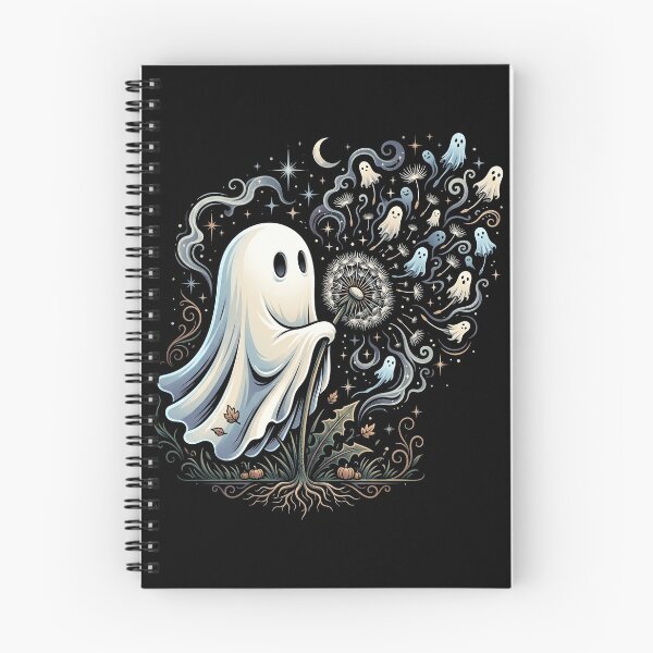 Item preview, Cute Ghost Dandelion Halloween Autumn Spooky Floral designed and sold by ArcaneArtistry.