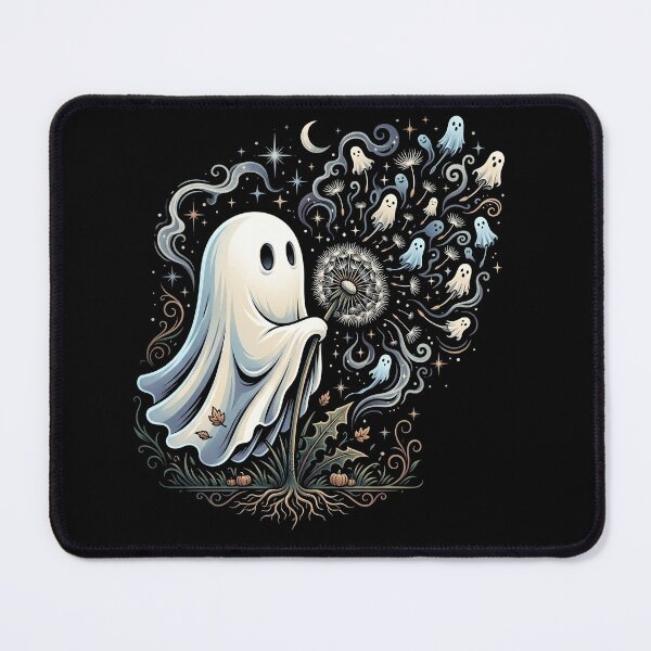 Item preview, Cute Ghost Dandelion Halloween Autumn Spooky Floral designed and sold by ArcaneArtistry.