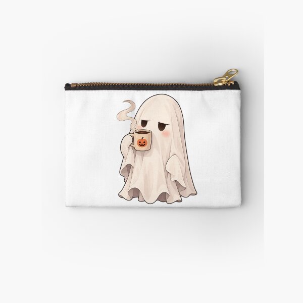 Item preview, Bored Ghost Drinking Coffee – Cute Spooky Coffee designed and sold by Yaqon.