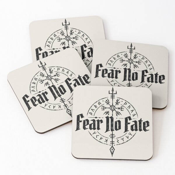 Item preview, Fear No Fate Nordic Rune Gothic Symbol – Dark Norse Occult Design designed and sold by MetaModel Editions.