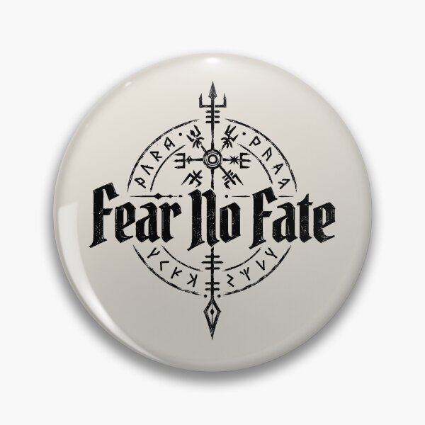 Item preview, Fear No Fate Nordic Rune Gothic Symbol – Dark Norse Occult Design designed and sold by MetaModel Editions.