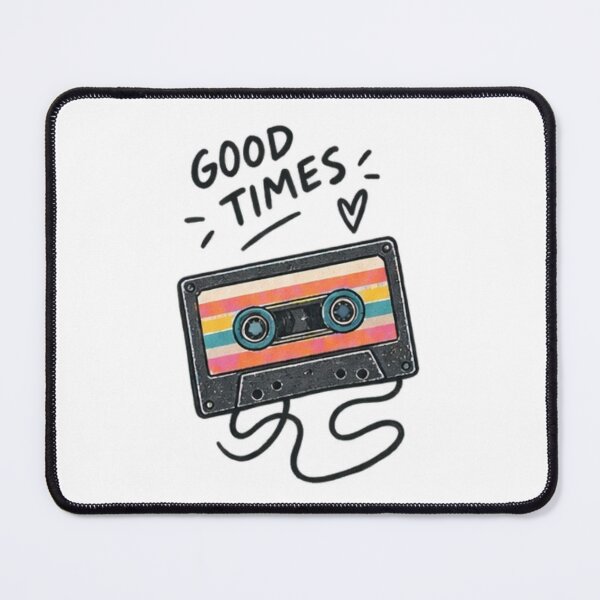 Item preview, Retro Cassette Tape - Good Times Vintage Mixtape Aesthetic designed and sold by LarkLeaf.