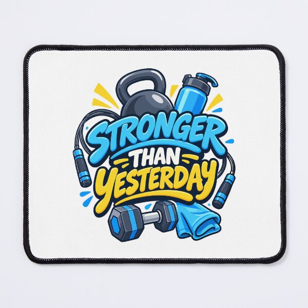 Item preview, gym makes you stronger than yesterday designed and sold by T-Project.