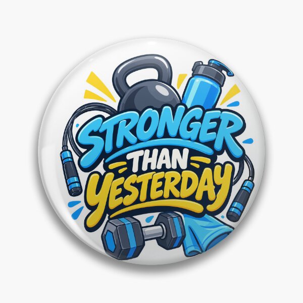 Item preview, gym makes you stronger than yesterday designed and sold by T-Project.
