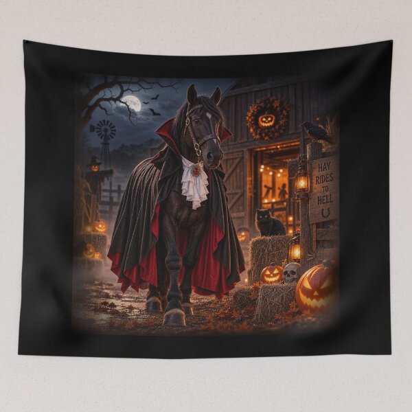 Item preview, Vampire Horse – Spooky Western Halloween designed and sold by Quarterhorses.