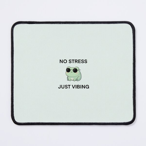 Item preview, Cute Kawaii chill Frog - no stress, just vibing designed and sold by pixellm.