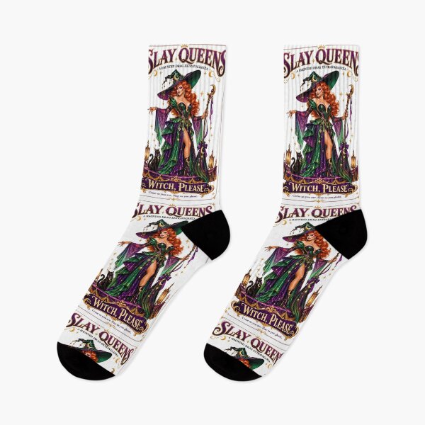 Item preview, SLAY QUEENS — A Haunted Drag Extravaganza - ⭐ Witch, Please ⭐ designed and sold by WheelieGdArt.