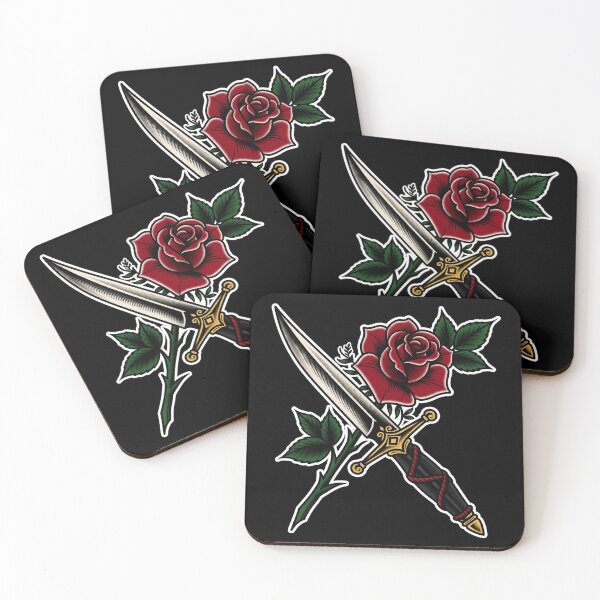 Item preview, Knife And Rose Edge Art designed and sold by Gangster-Design.