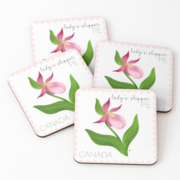 Item preview, Pink Lady's Slipper of Prince Edward Island Stamp designed and sold by spontaneousing.