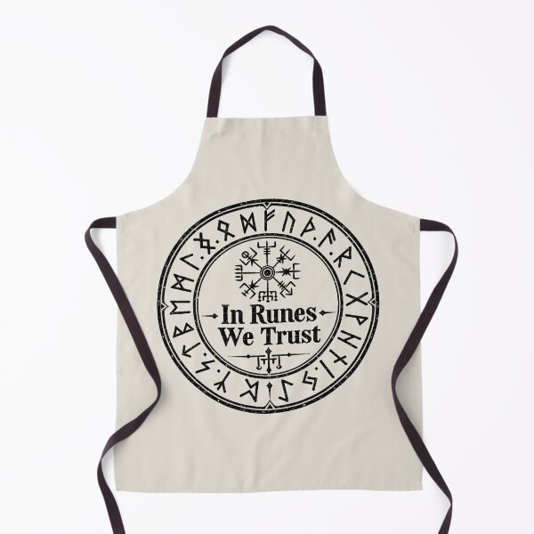 Item preview, In Runes We Trust Nordic Rune Circle – Mystical Norse Gothic Design designed and sold by MetaModel Editions.
