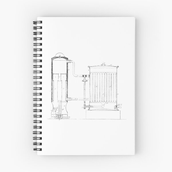 Item preview, Victorian Petroleum Refinery Patent Drawing designed and sold by Antique Science Press.