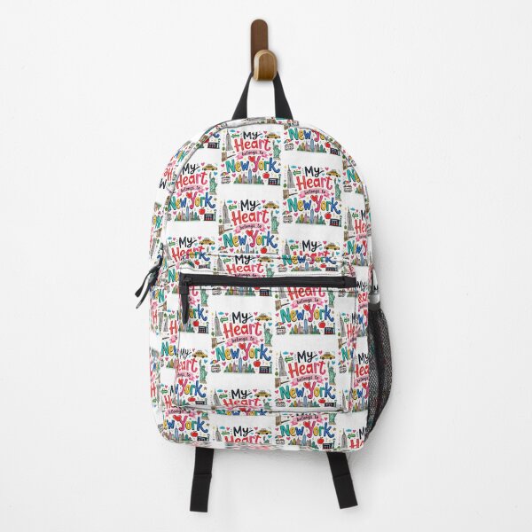 Item preview, My Heart Belongs to New York - Cute Souvenir Travelers Gift for Men Women & Kids  designed and sold by Mozaic Clothes.