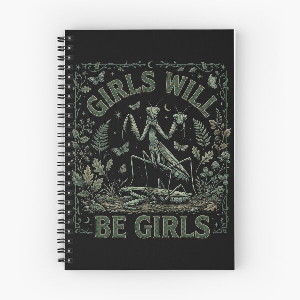 Item preview, Girls Will Be Girls Praying Mantis Vintage Botanical Insect Design designed and sold by ArcaneArtistry.