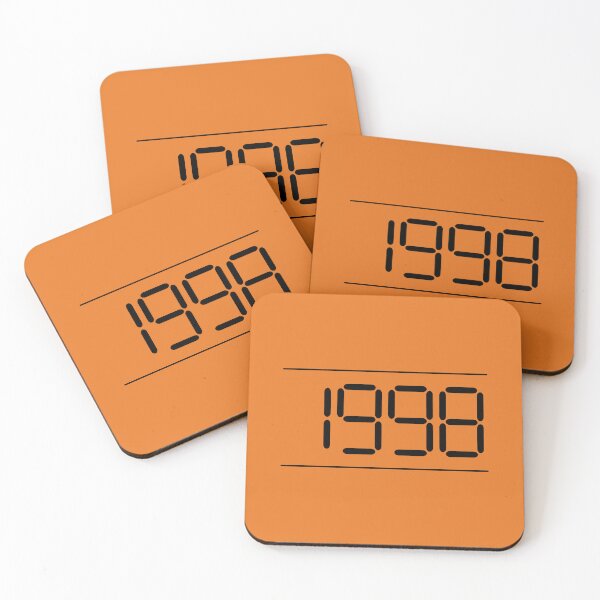 Item preview, 1998 (Digital Numbers Theme) designed and sold by VitYanakorn.
