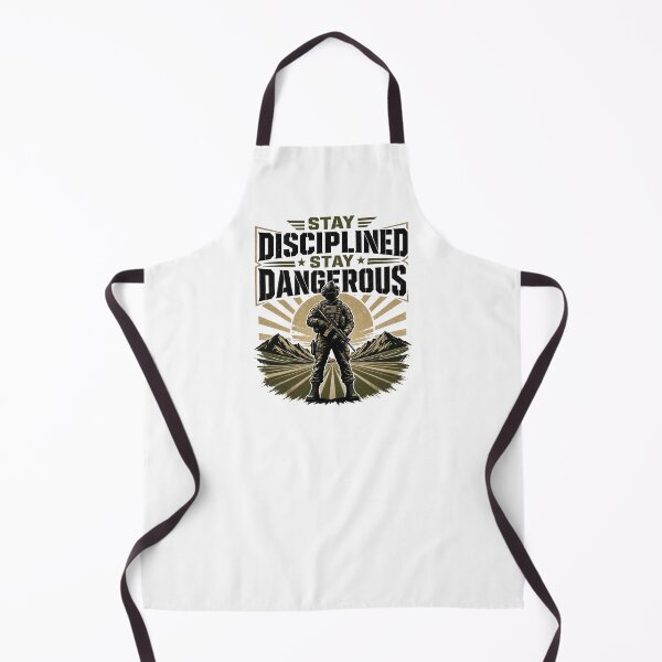 Item preview, Army Soldier Stay Disciplined Stay Dangerous Motivational Slogan gift for Armed Forces designed and sold by LD ART.