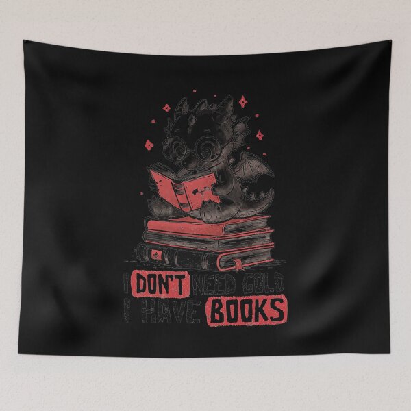 Item preview, Cute Reading Dragon I Dont Need Gold I Have Books Bookworm designed and sold by Fatherday.