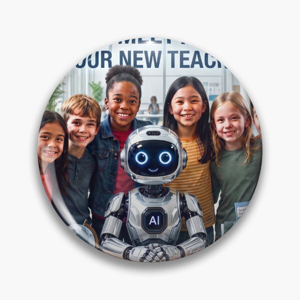 Item preview, Our 1st Day Back to School - Meet AI - Our New Teacher - DBM Photo Art 1 designed and sold by DBM Photo Art 1.