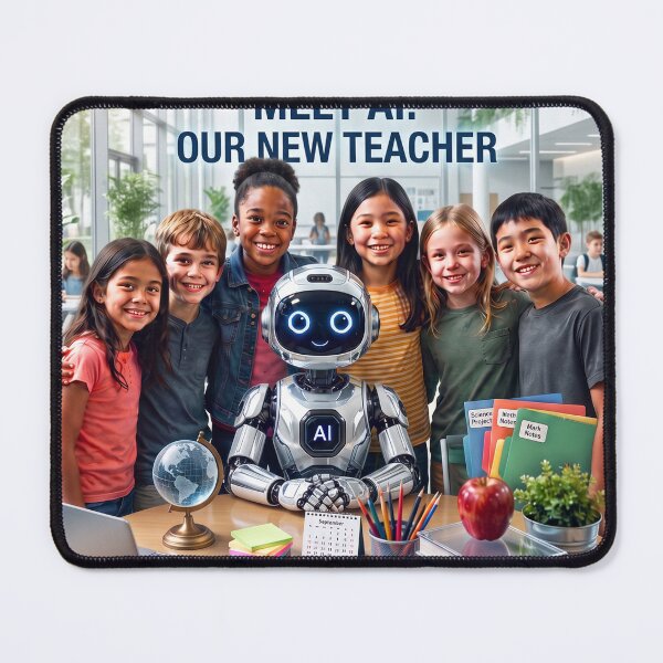 Item preview, Our 1st Day Back to School - Meet AI - Our New Teacher - DBM Photo Art 1 designed and sold by DBM Photo Art 1.