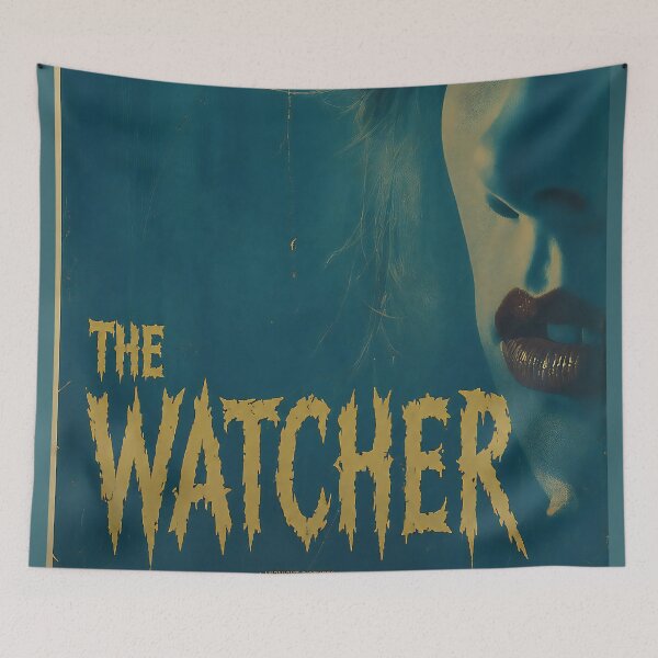 Item preview, the WATCHER : fake vintage horror poster designed and sold by aliraweb.