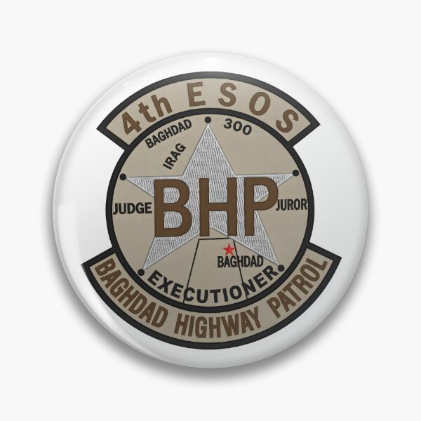 Item preview, USAF 4th ESOS Baghdad Highway Patrol Patch    designed and sold by CharlieDesings.