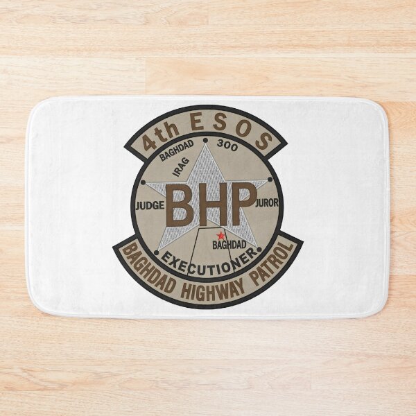 Item preview, USAF 4th ESOS Baghdad Highway Patrol Patch    designed and sold by CharlieDesings.