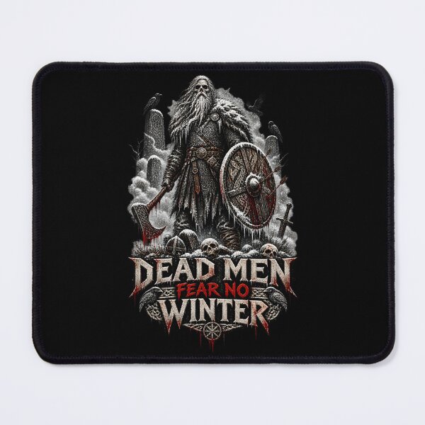 Item preview, Dead Men Fear No Winter – Dark Viking Warrior Norse Mythology Art designed and sold by R3XFORGE.